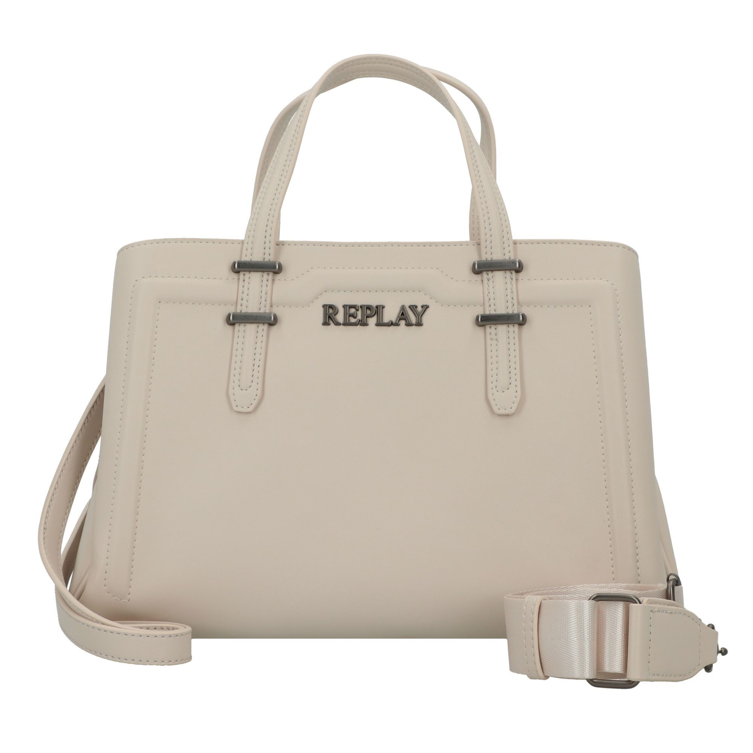 REPLAY Schultertasche in Beige