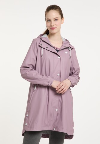 Schmuddelwedda Raincoat in Purple: front