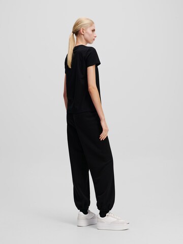 Effilé Pantalon Karl Lagerfeld en noir