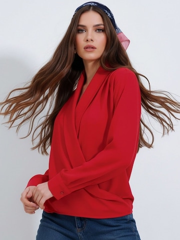Bigdart Bluse 'Blusen' in Rot: Vorderseite