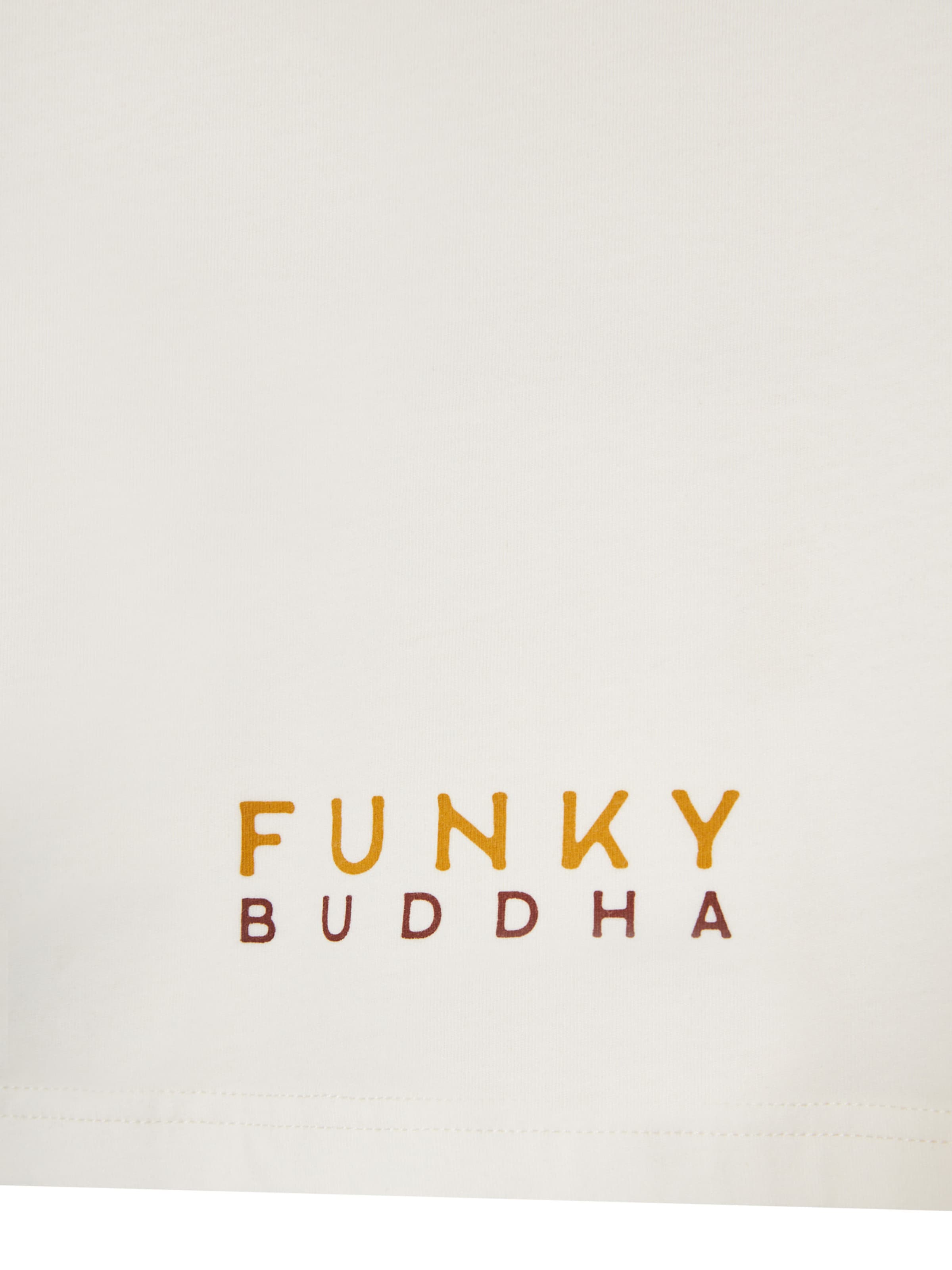 Funky Buddha Μπλουζάκι σε μπεζ