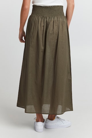 PULZ Jeans Skirt in Green