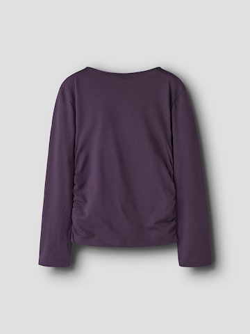 Tricou 'NKFOFRANSA' de la NAME IT pe mov