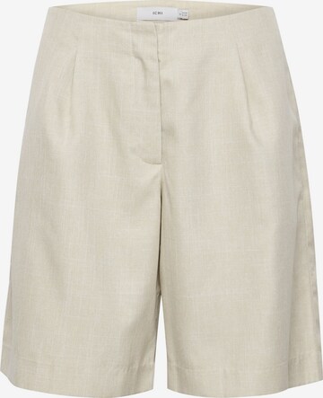 Regular Pantalon 'VILNA' ICHI en beige : devant