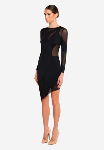 OW Collection Coctailkjole 'Spiral' i sort