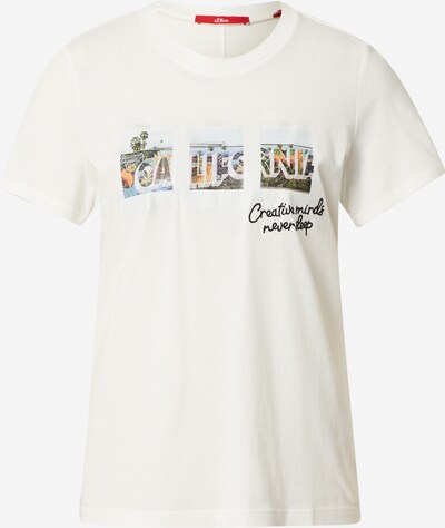 Tricou s.Oliver pe culori mixte / alb, Vizualizare produs