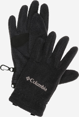 COLUMBIA Athletic Gloves 'Youth Fast Trek™' in Black: front