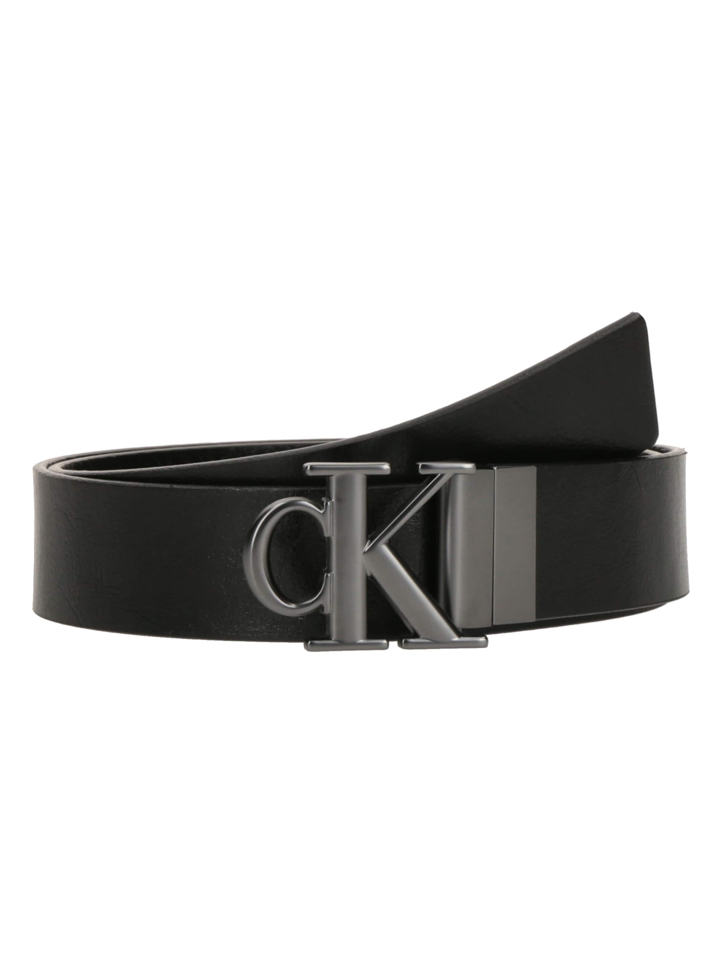 Ceinture Calvin Klein en noir : devant