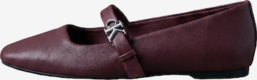 Calvin Klein Ballerina in Brown: front