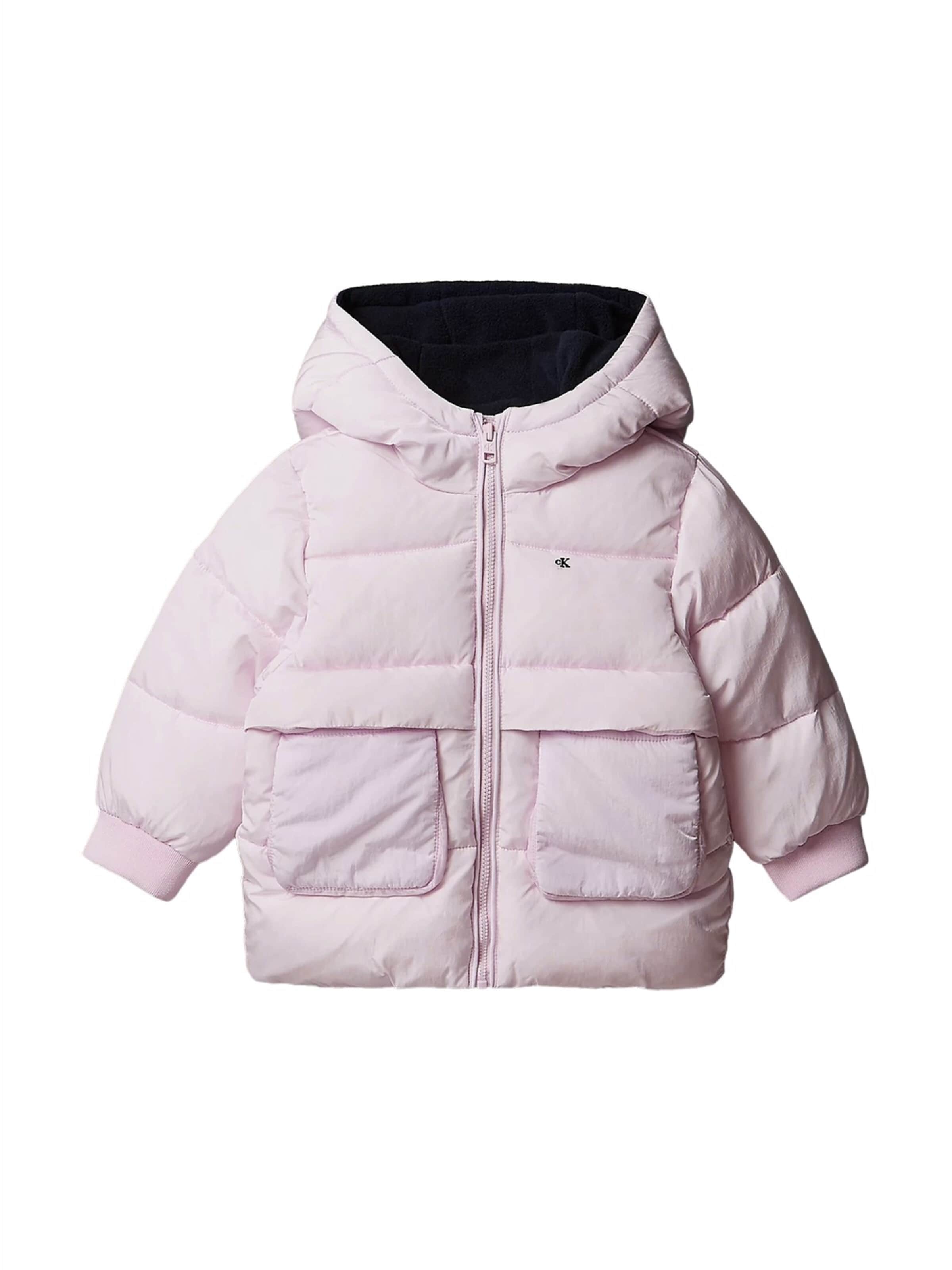 Calvin Klein Kids Winter Jacket in Pink: front