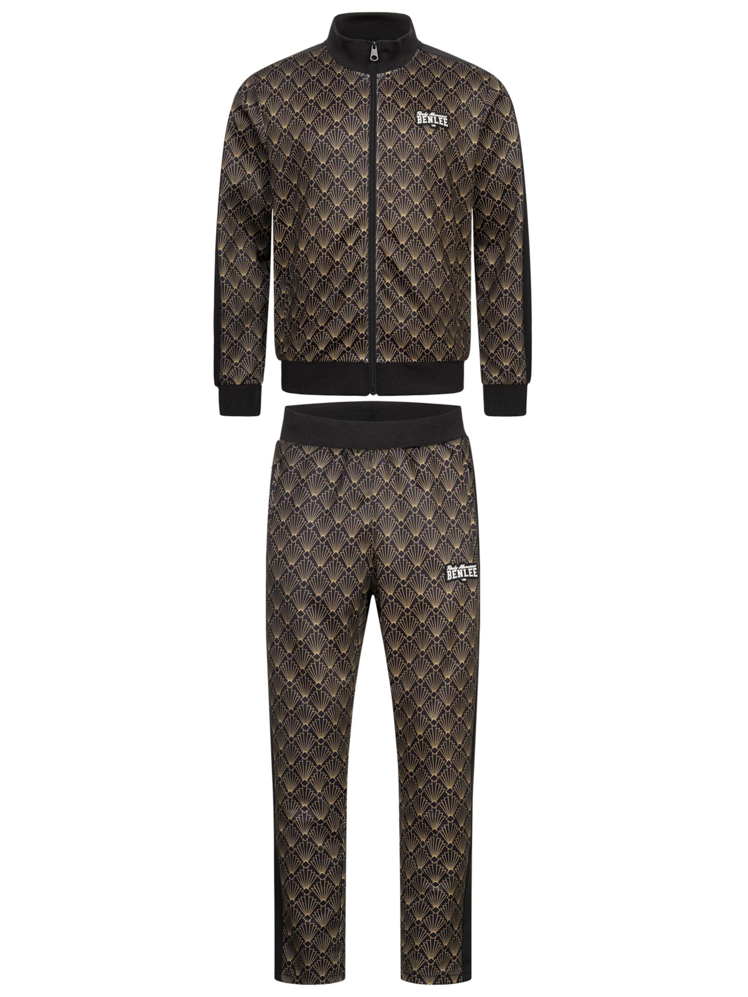 Benlee Φόρμα 'Art Deco' σε μαύρο: μπροστά