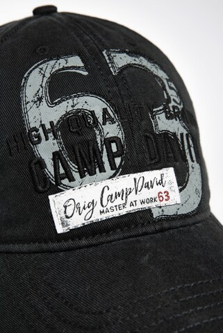CAMP DAVID Cap in Black