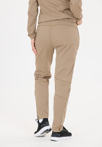 ENDURANCE Slim fit Workout Pants 'Eluna' in Brown