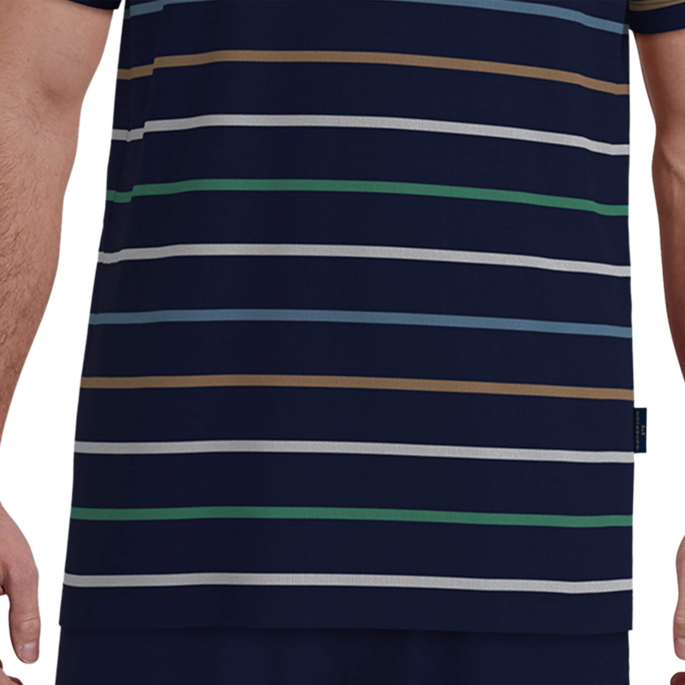 Pyjama court Götzburg en bleu