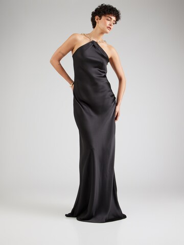 Liu Jo - Vestido de noche en negro: frente