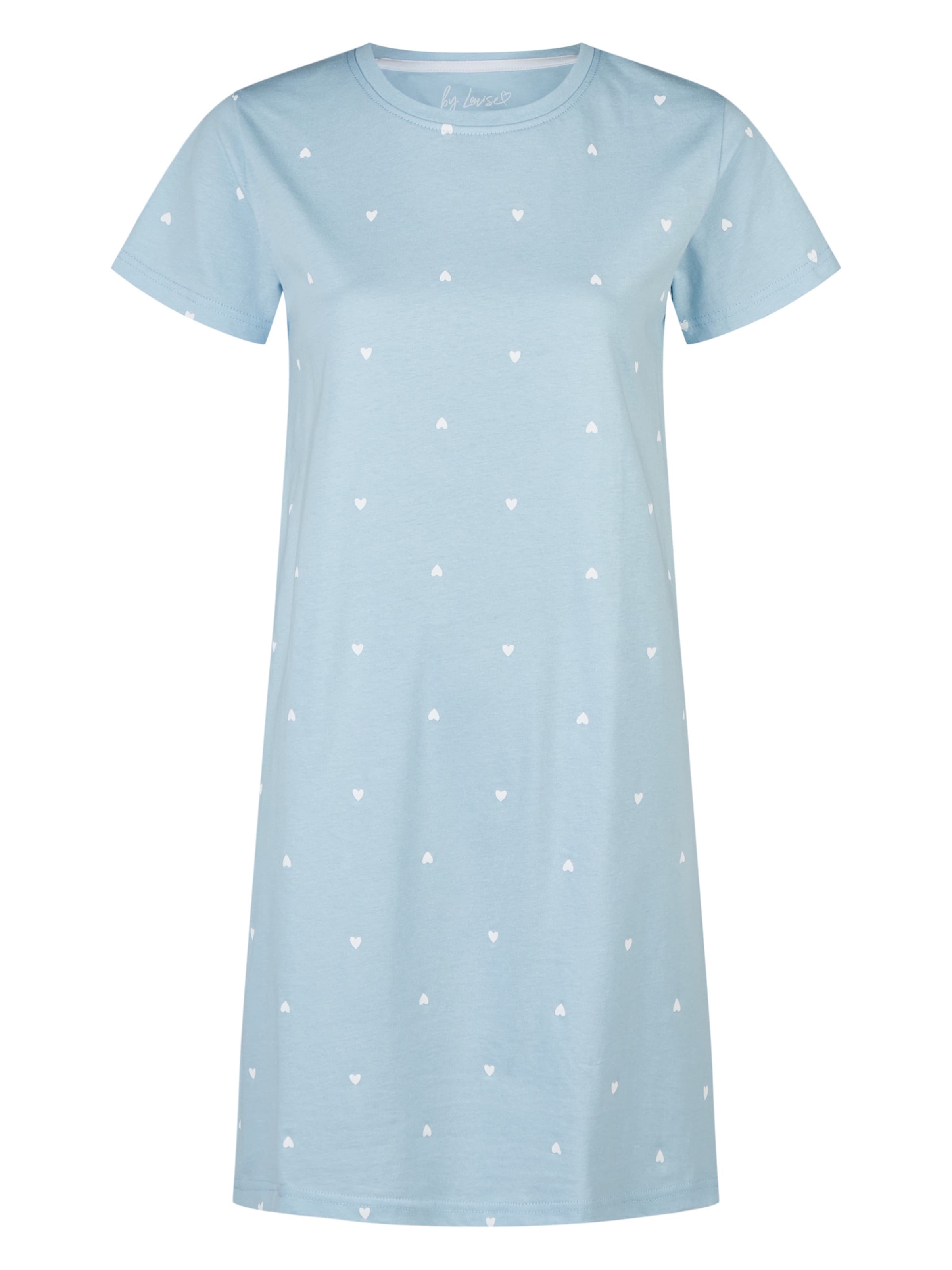 By Louise Nachthemd in Blauw: voorkant