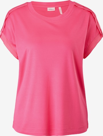 s.Oliver BLACK LABEL T-shirt i rosa: framsida