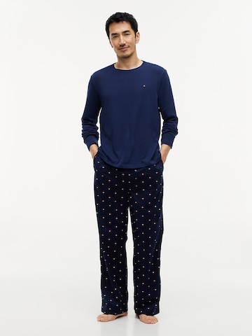 TOMMY HILFIGER Pyjama lang in Blau: Vorderseite