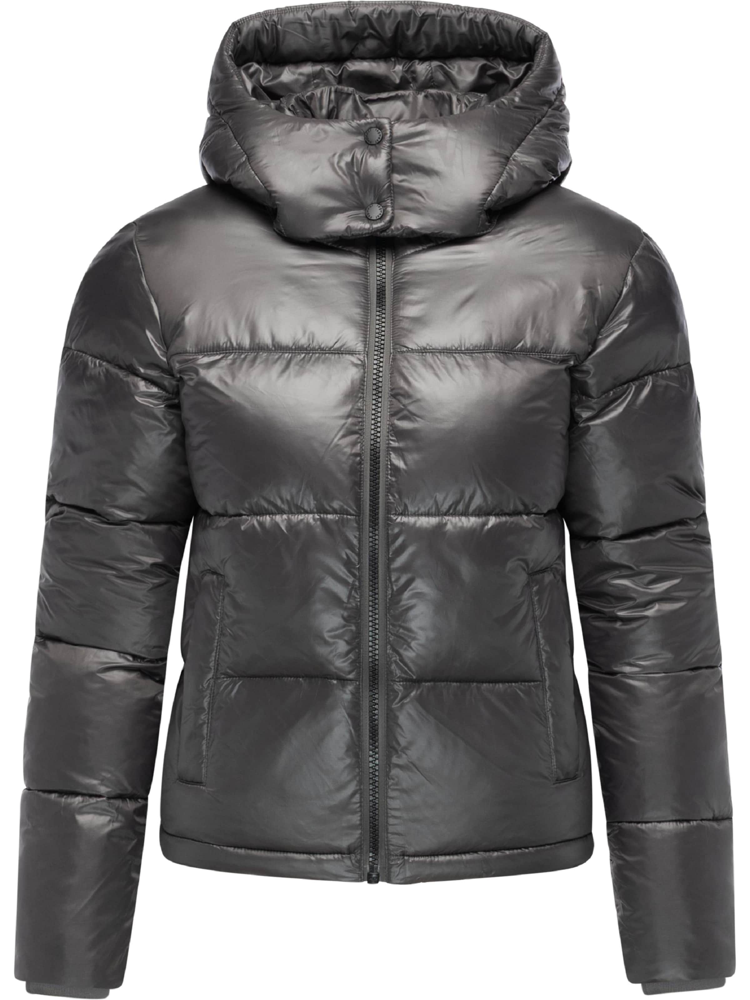 Ragwear Winterjacke 'Roobie II' in Grau: Vorderseite