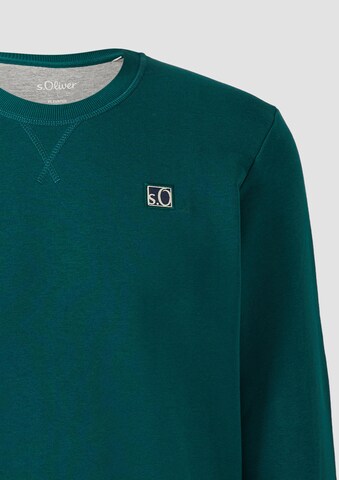 Sweat-shirt s.Oliver en vert