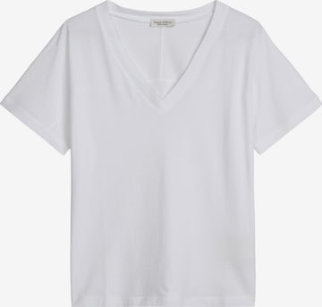 T-shirt Marc O'Polo en blanc : devant