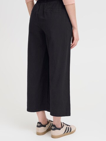 Oxmo Wide Leg Hose in Schwarz