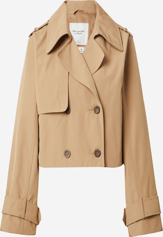 Abercrombie & Fitch Between-season jacket in Brown: front