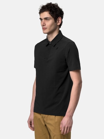 K-Way Shirt 'K-WAY VIGGO LT STRETCH JERSEY SLIM T-Shirt e Polo' in Zwart