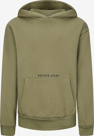 Retour Jeans Sweatshirt 'Jorrit' in Grün: Vorderseite