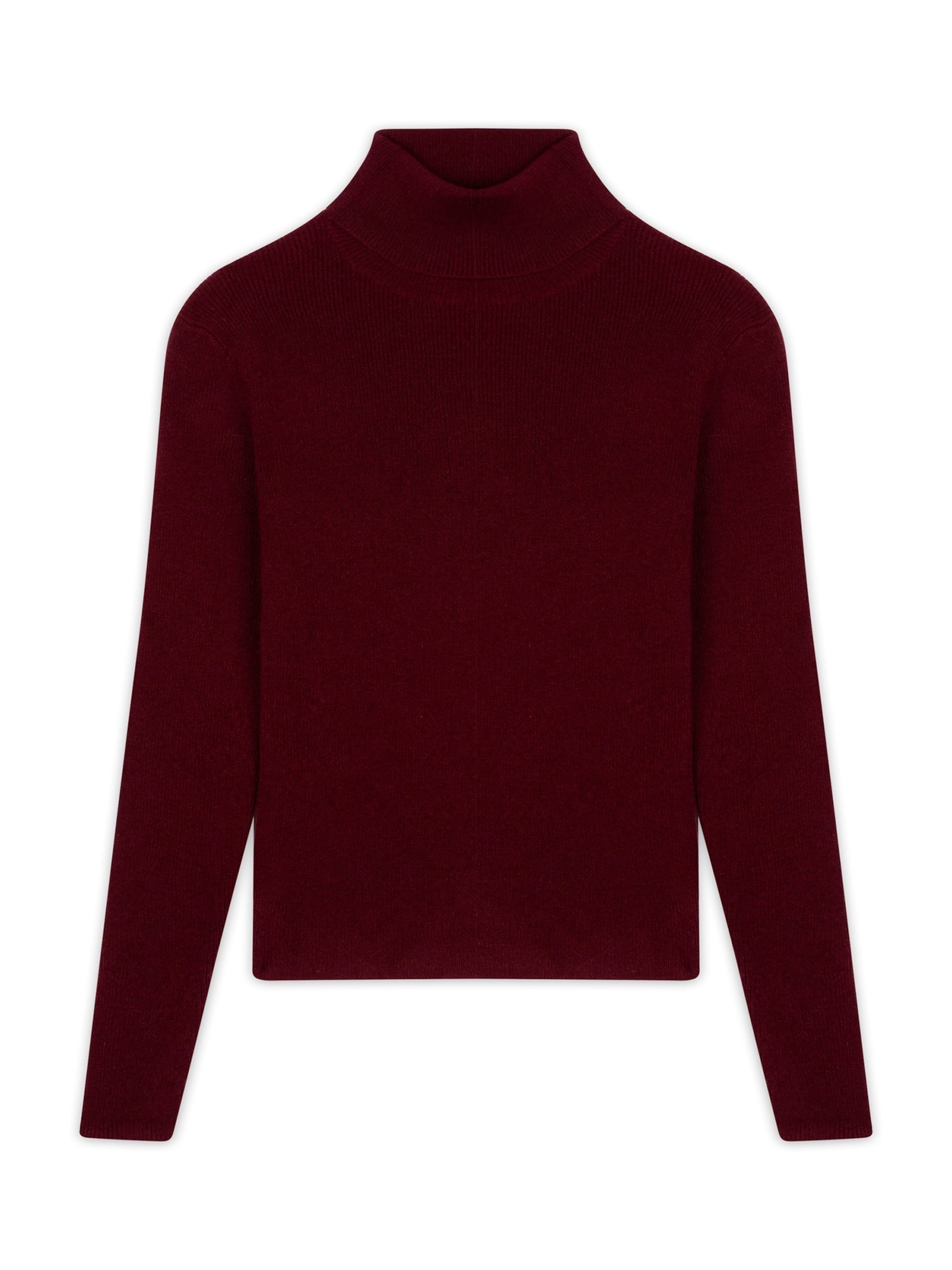 Pull-over 'Lanais' JUST CASHMERE en rouge : devant