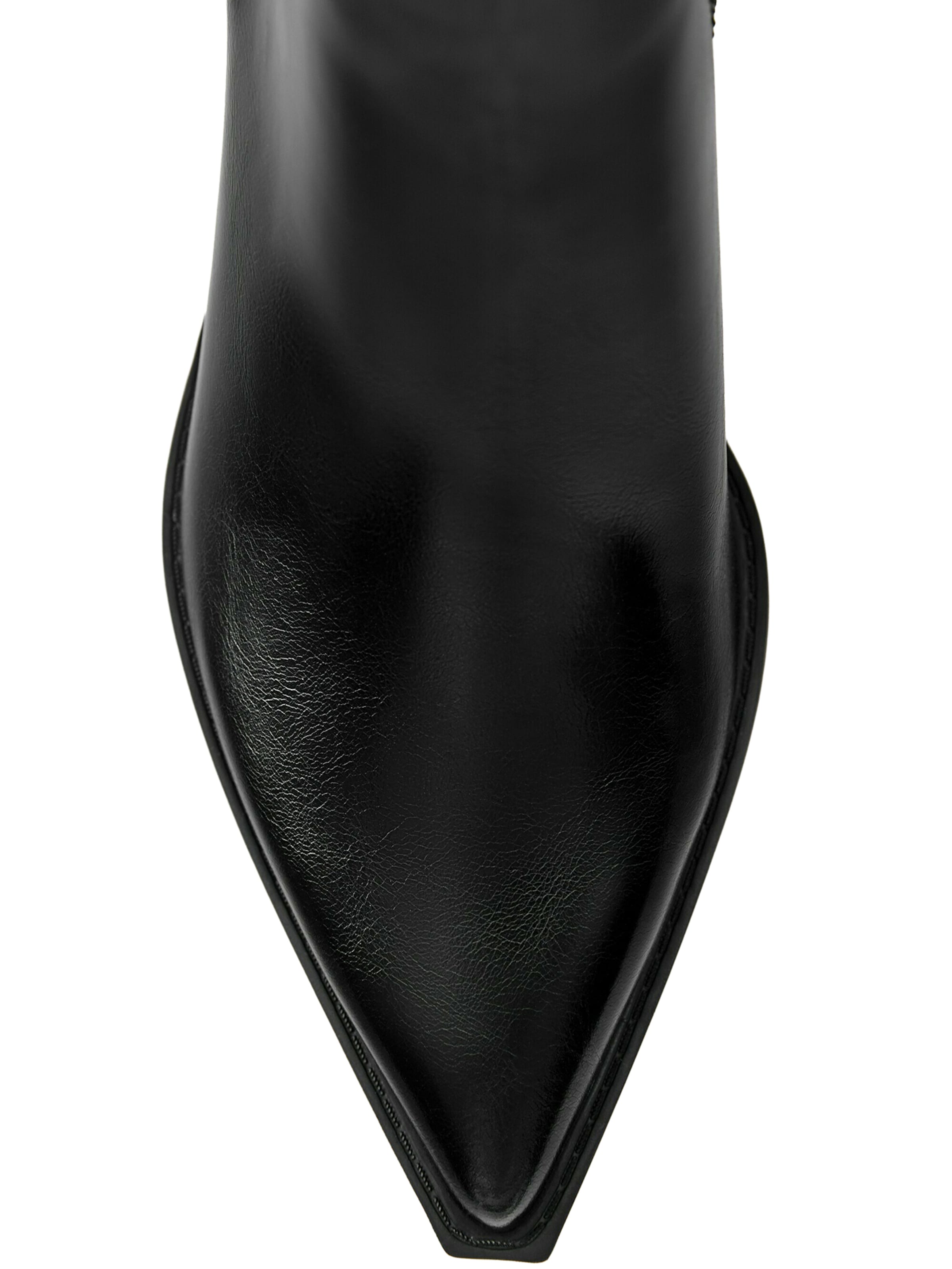 Pull&Bear Stiefelette in Schwarz