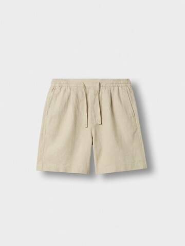 Burocs Regular Pants in Beige: front