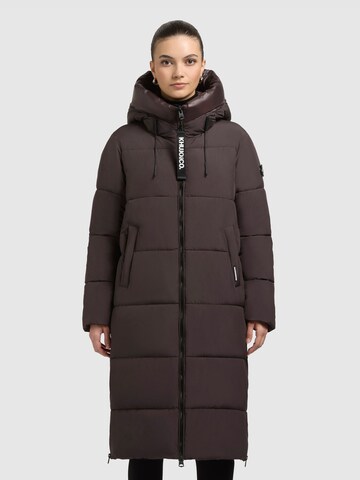 khujo Wintermantel 'Nalu' in Lila: voorkant