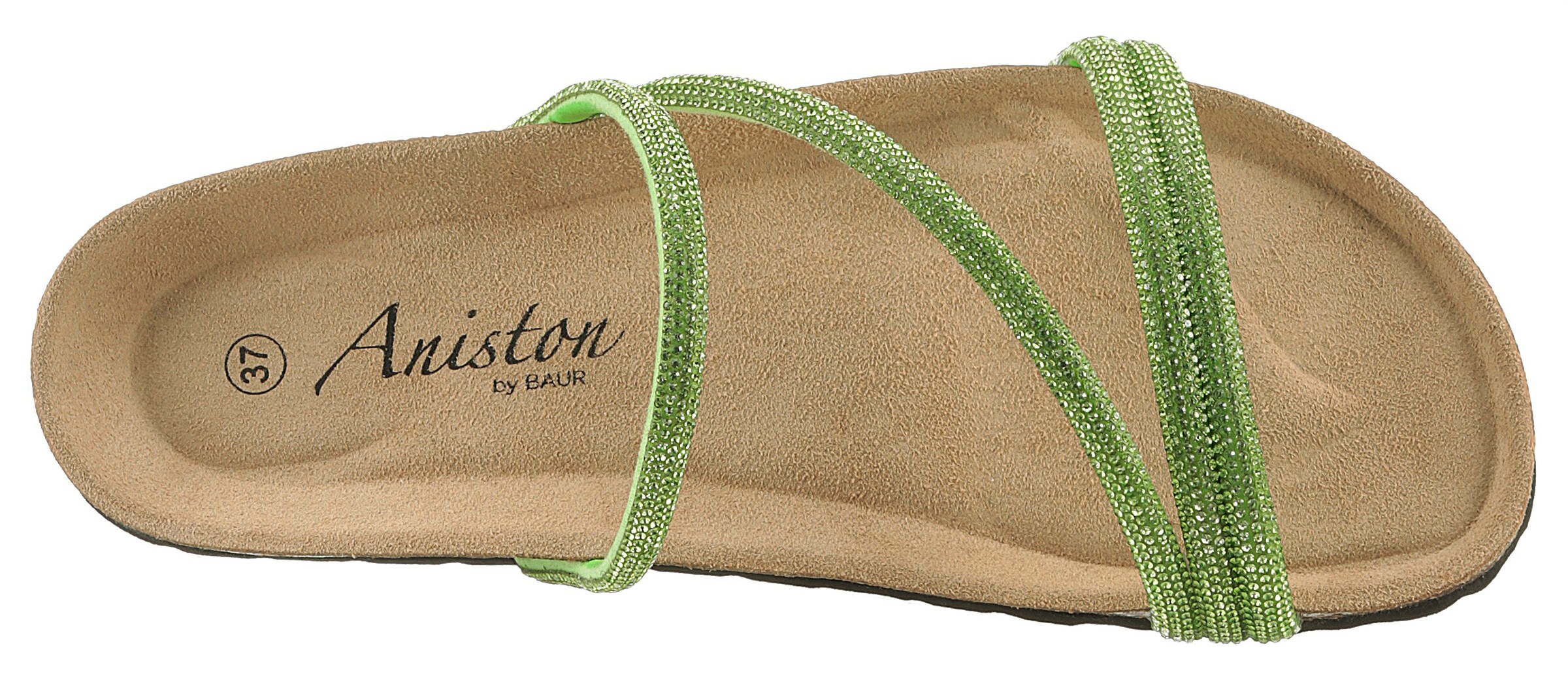 Aniston Strap Sandals in Green