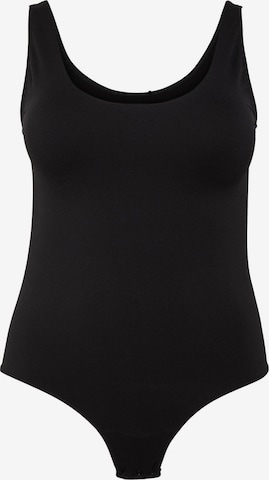 Vero Moda Curve Koszula body 'Lana' w kolorze czarny: przód