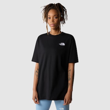 Maglia extra large 'Oversized Simple Dome T-Shirt' di THE NORTH FACE in nero: frontale