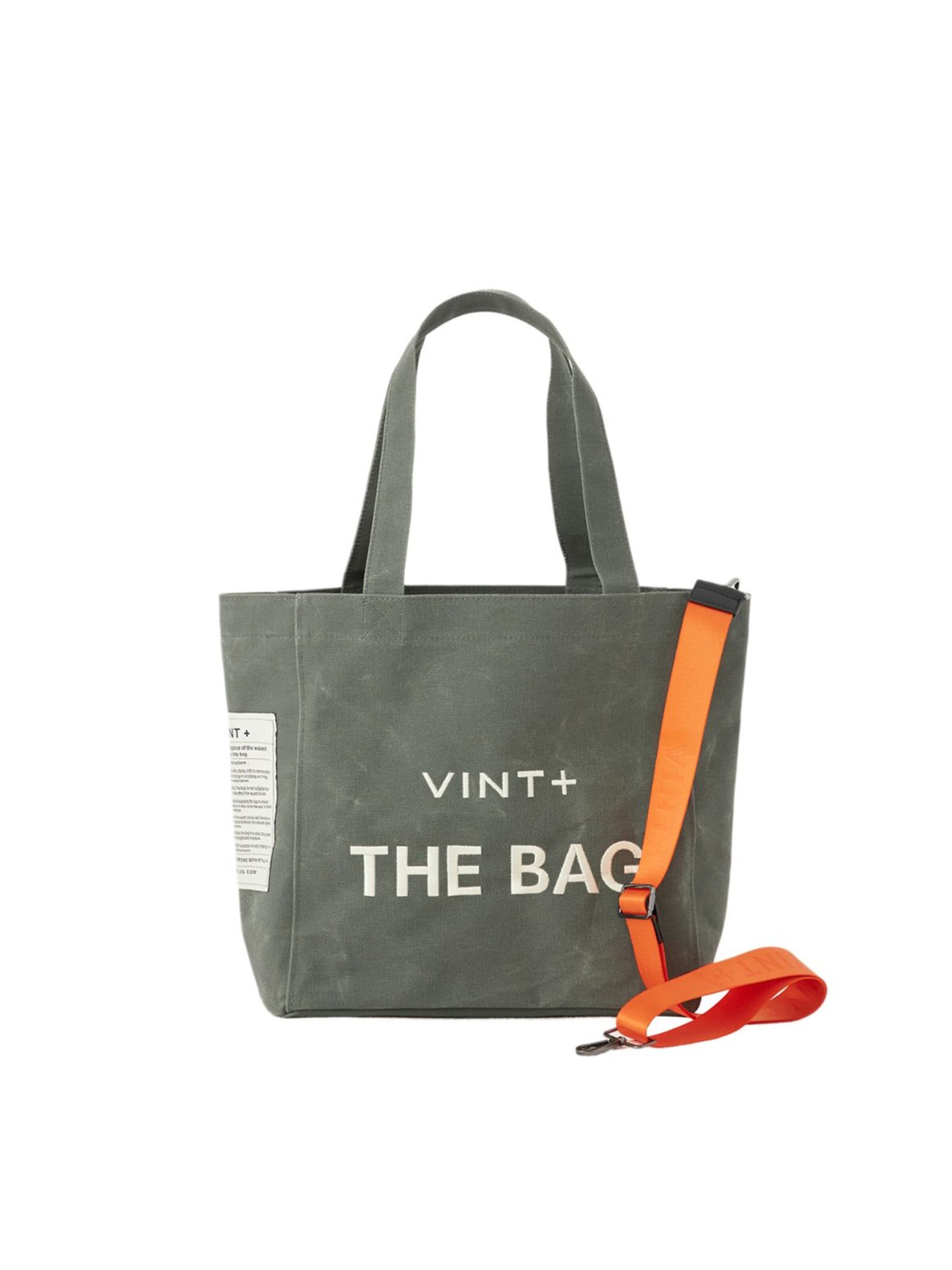 VINT+ Shopper 'Tote Bag Big' in Green: front
