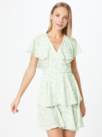 Closet London Dress in Green: front