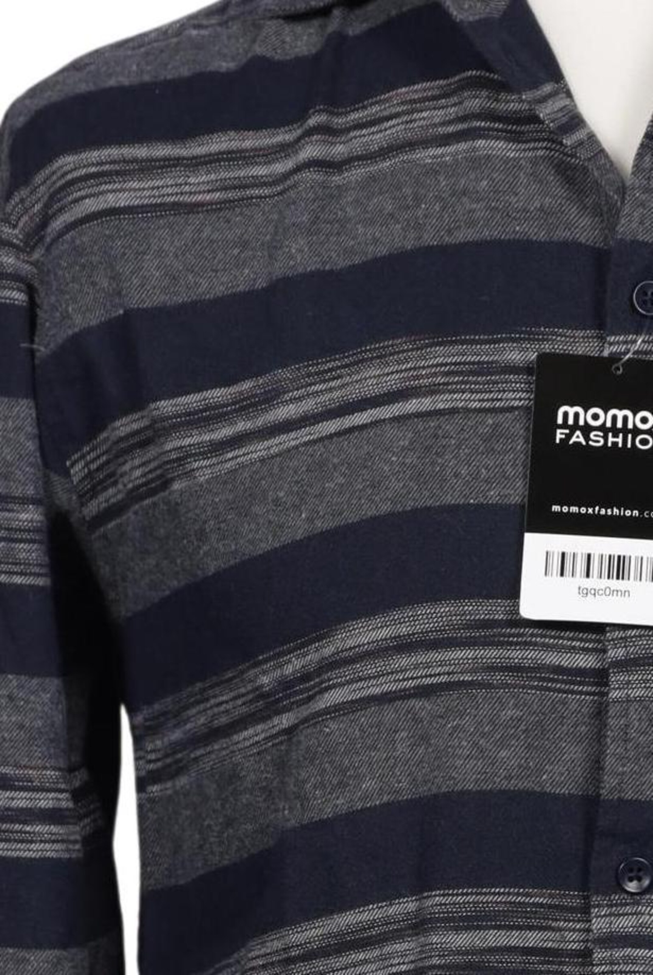 anerkjendt Button Up Shirt in L in Blue