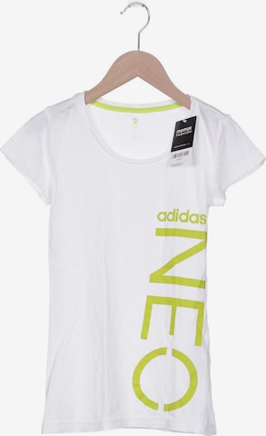 ADIDAS NEO T-Shirt XS in Weiß: predná strana