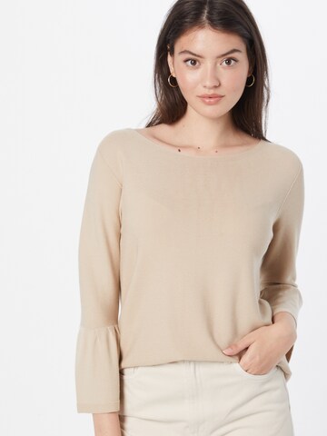 Pullover 'ABBAZIA' di Persona by Marina Rinaldi in beige: frontale