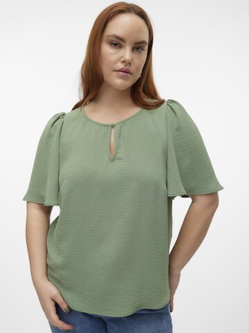 Vero Moda Curve Blouse 'Alva' in Groen