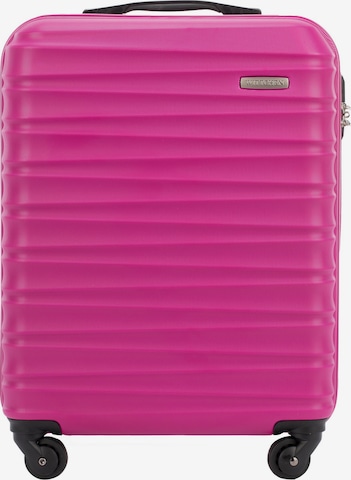 Wittchen Kleiner Handgepäckkoffer 'GROOVE Line' in Pink: front