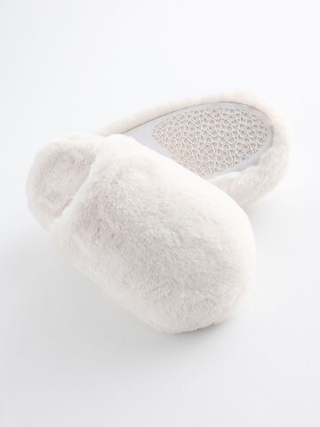 Pantoufle Next en blanc