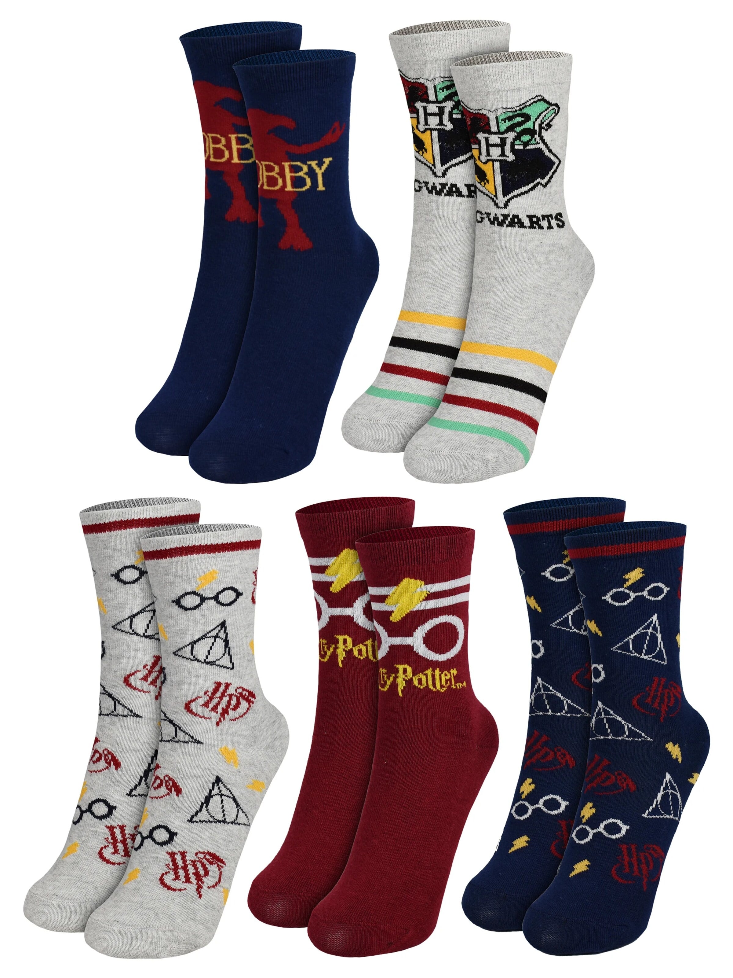 Harry Potter Socken 'Hogwarts'‌‌‌‌‌‌‌‌‌ in Mischfarben: Vorderseite