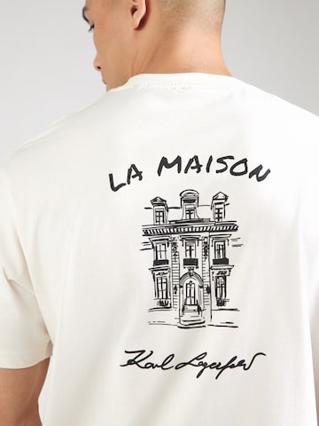 Karl Lagerfeld Tričko – bílá
