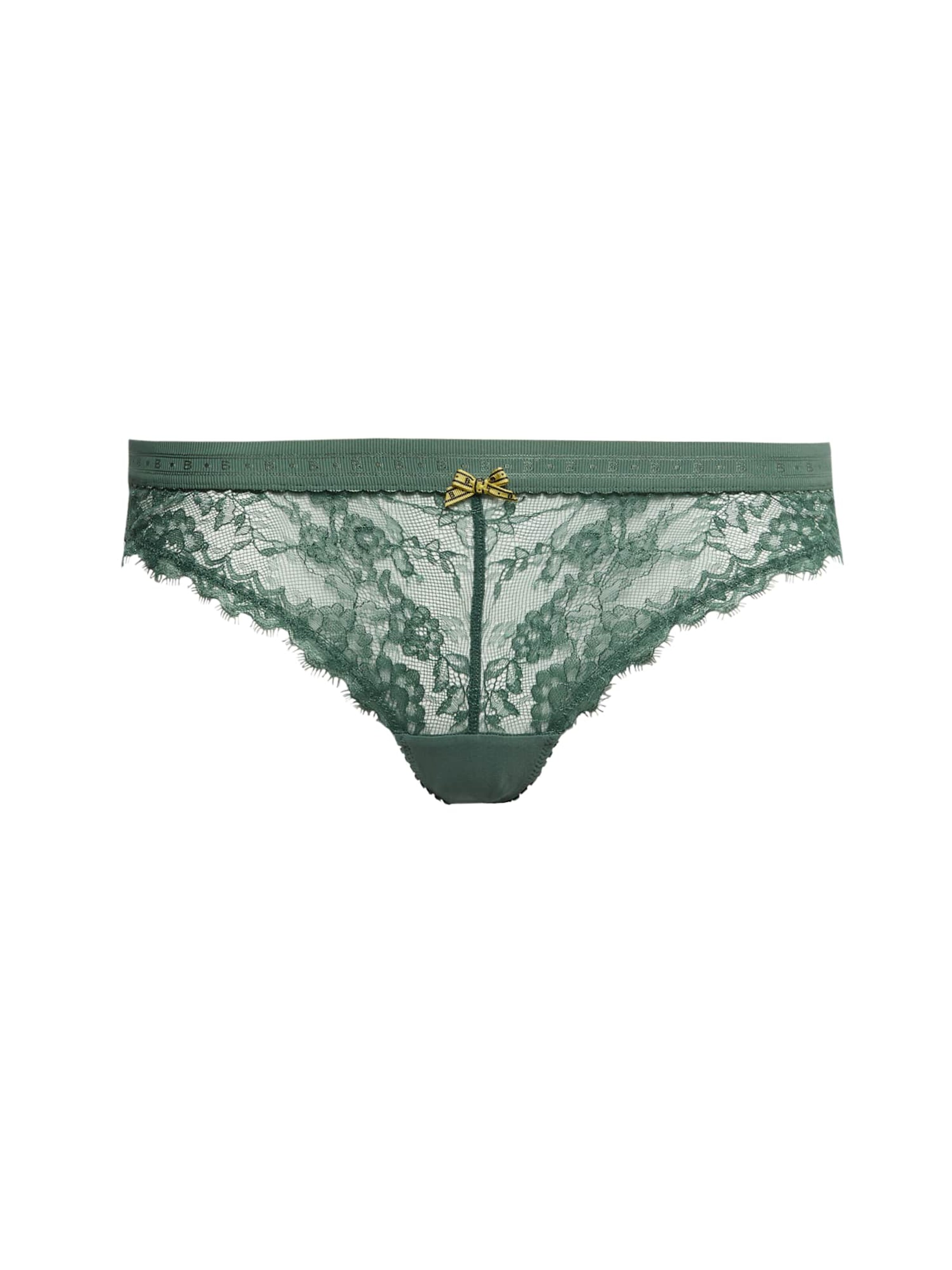 Slip di Marks & Spencer in verde: frontale