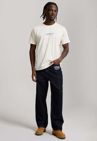 Ed Hardy Свободный крой Джинсы в Синий