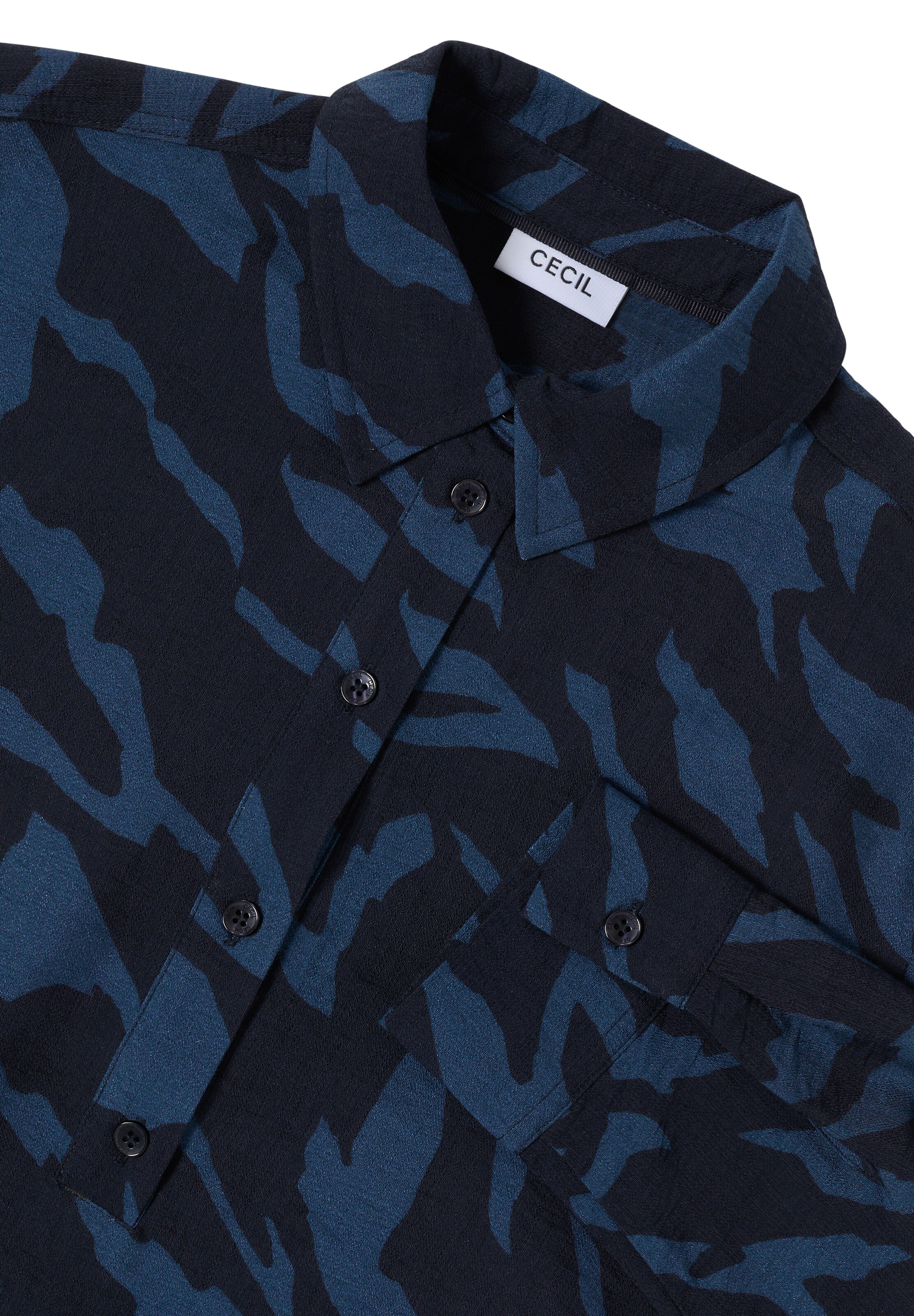 CECIL Bluse in Blau