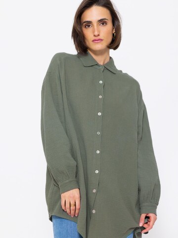 SASSYCLASSY Bluse 'lange Variante'‌‌‌‌‌‌ in Grün